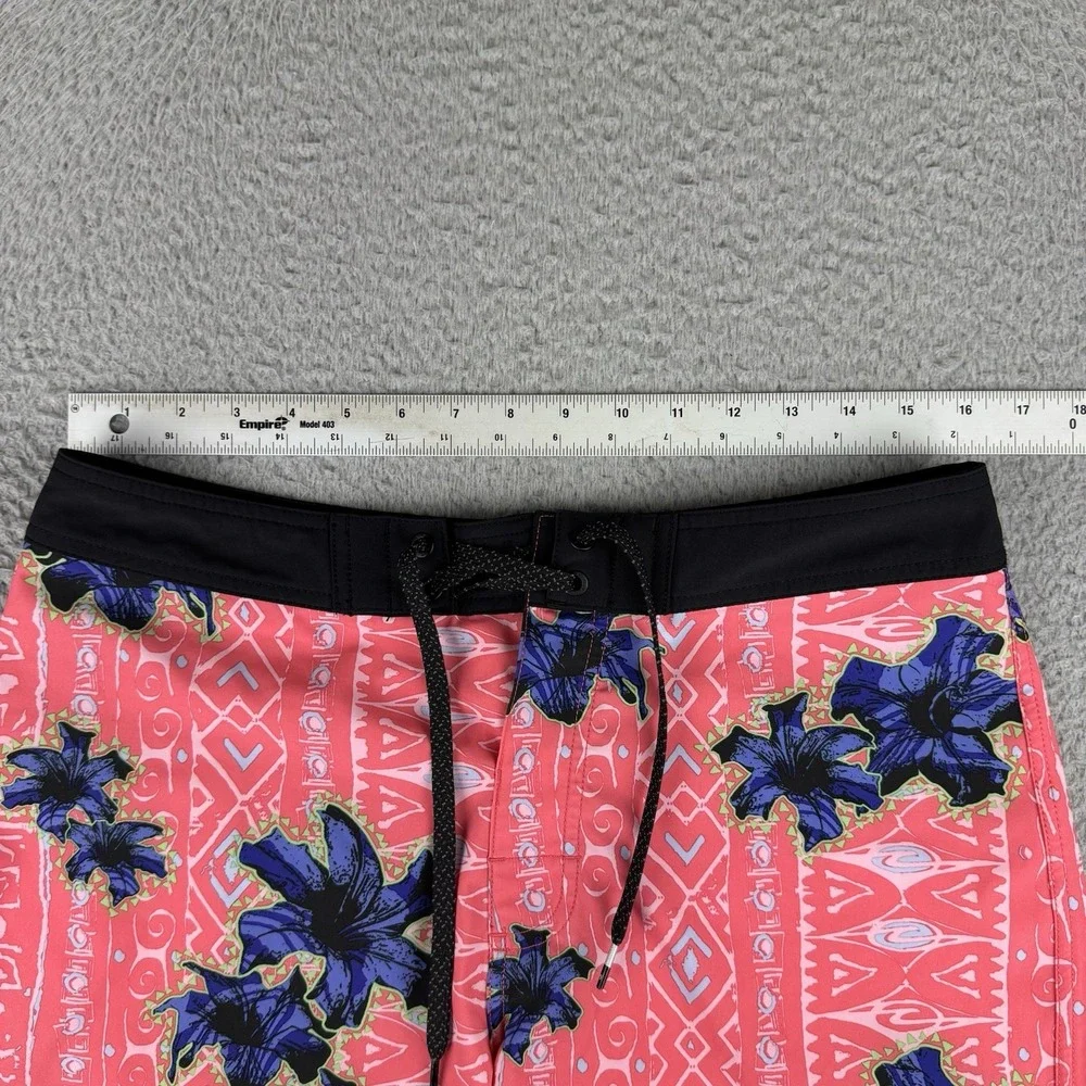 Rip Curl Mirage Ultimate stretch Board Shorts pink Men's 31 Swim Trunks Flower